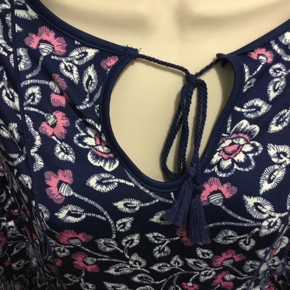 Floral Bohemian Long Sleeve Dress - Picture 5 of 13